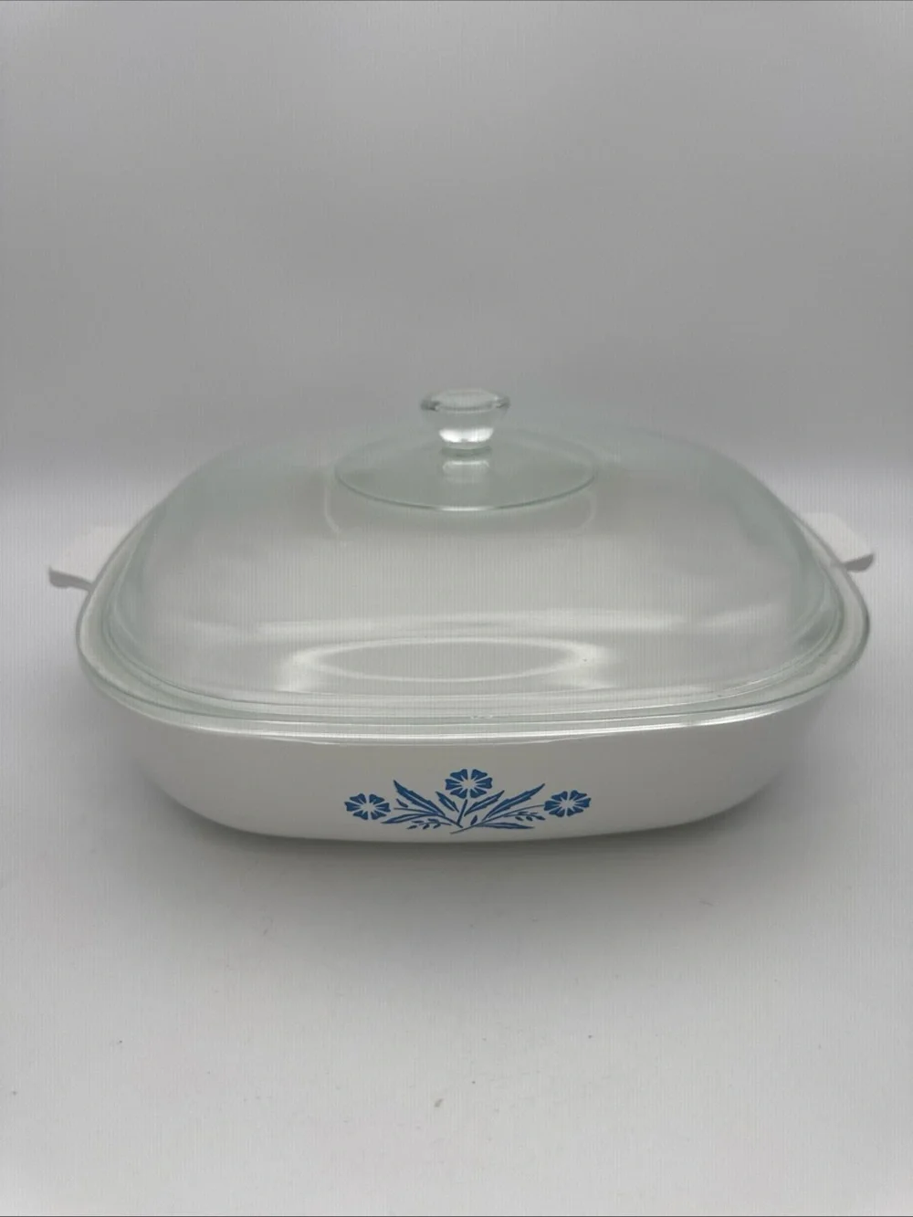 Corning Ware Blue Cornflower P-10-B, 9 1/2 Inch Casserole Dish With P-10-C-1 Lid